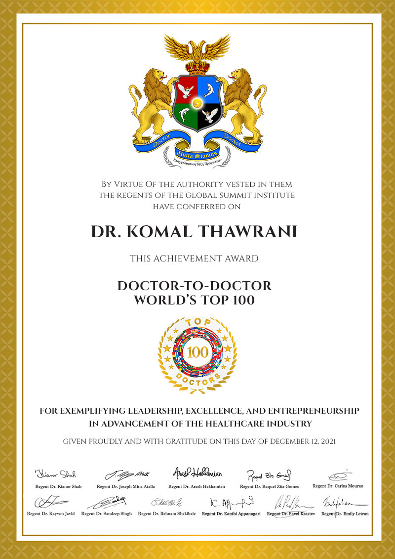 Dr. Komal Thawrani