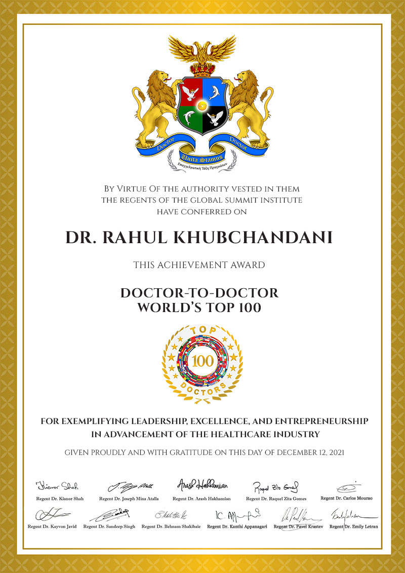 Dr. Rahul Khubchandani