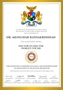 Dr. Mensudar Rathakrishnan