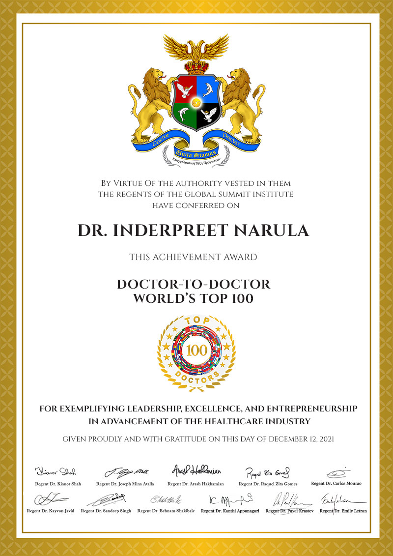 Dr. Inderpreet Narula