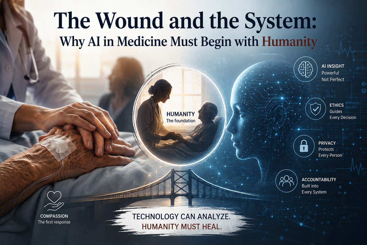 The Wound and the System: Why AI in Medicine Must Begin with Humanity
