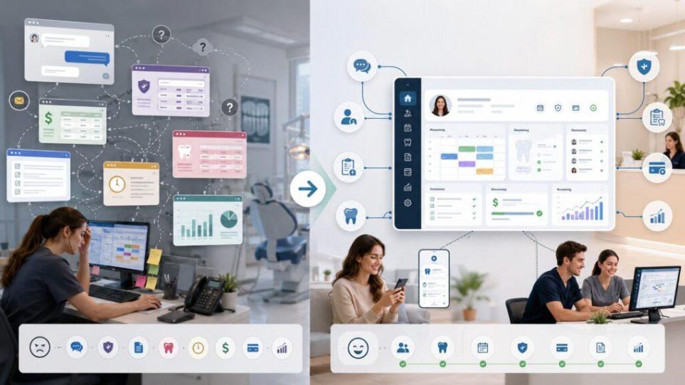 From dental practice management system to a system of action